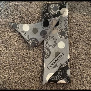 Coach ponytail scarf